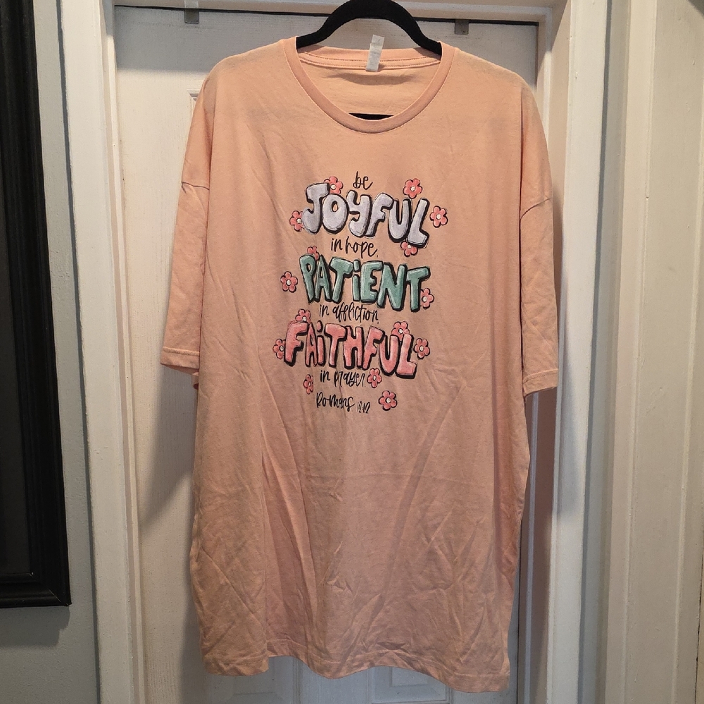 Peach Graphic Tshirt